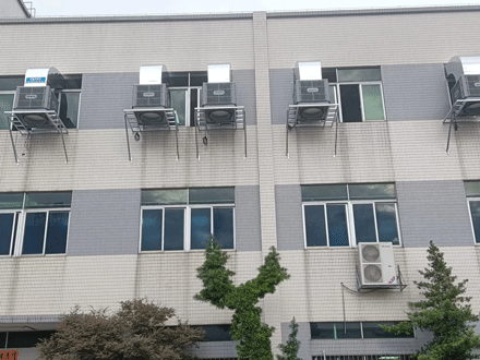 五金制品车间科粤风节能环保空调降温案例